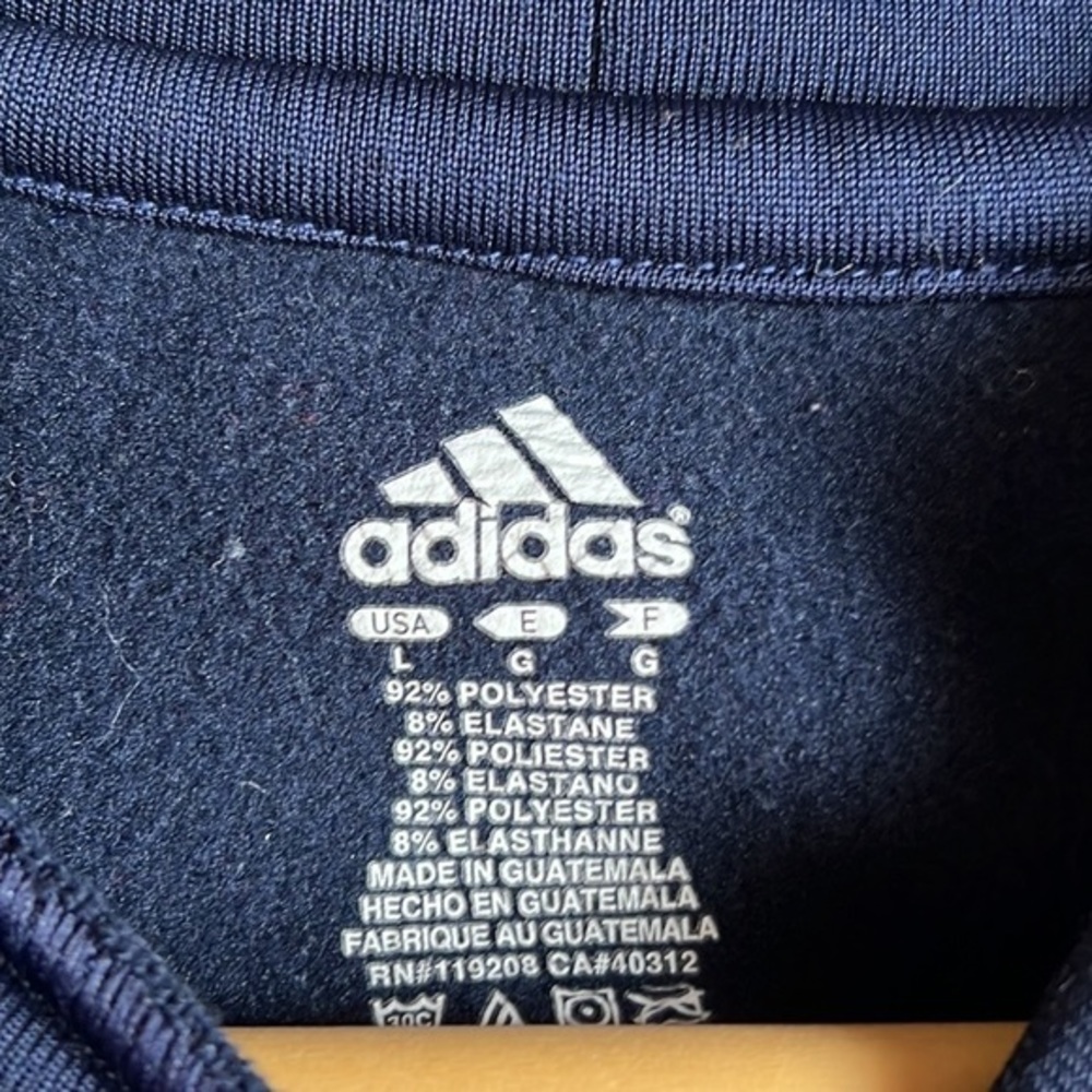 Adidas Techfit Men's Fleece LIned Compression Long Sleeve Training Shirt Large - Picture 10 of 10